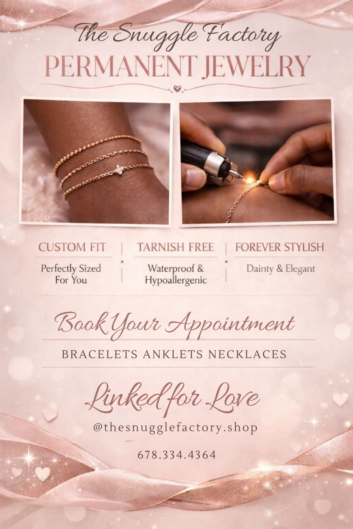 1 Permanent Jewelry Booking