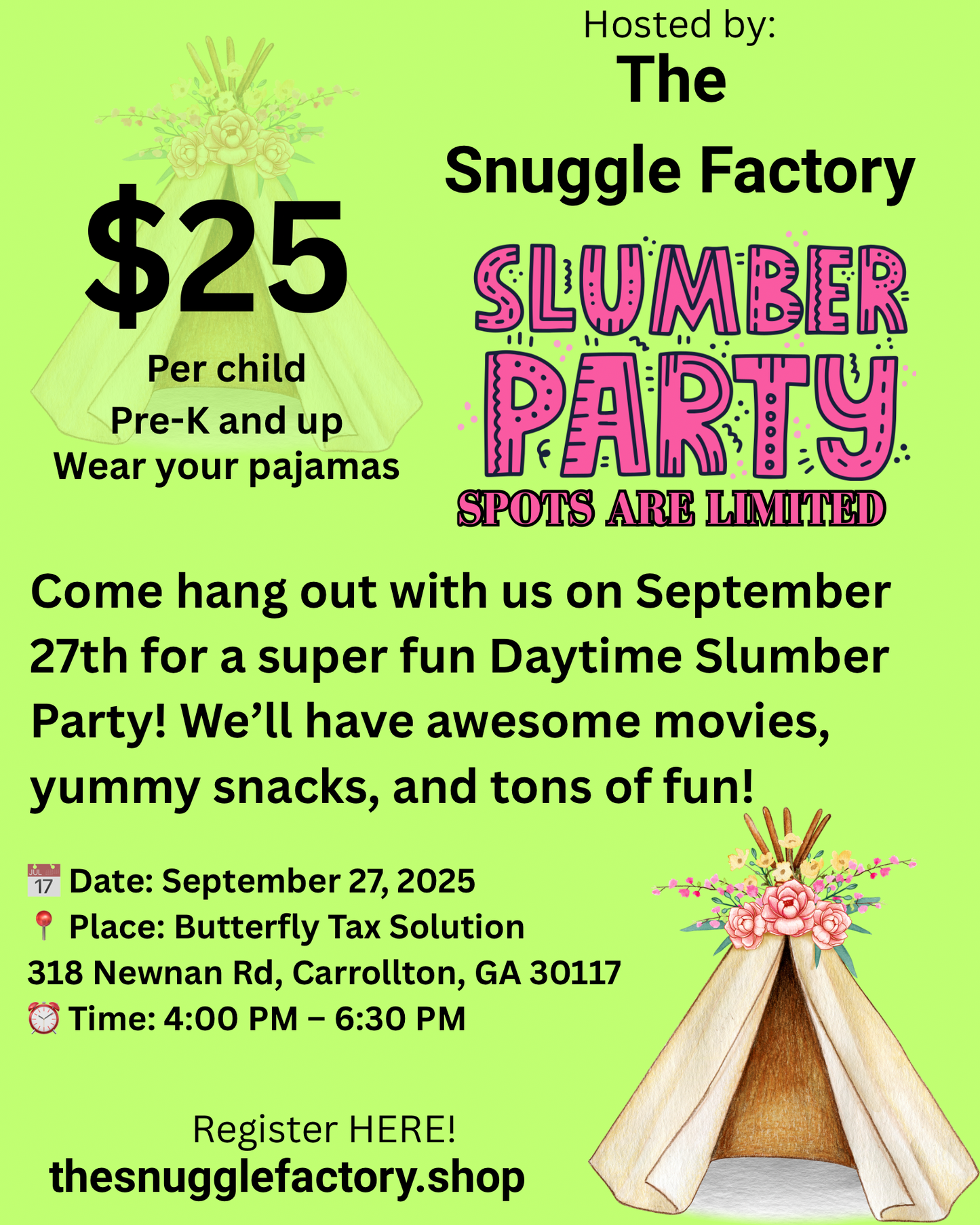 Day Slumber party